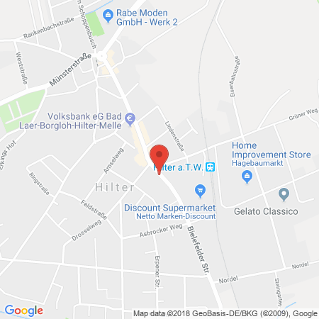 Kartenansicht Q1 Tankstelle