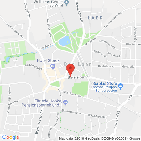 Kartenansicht bft -Tankstelle