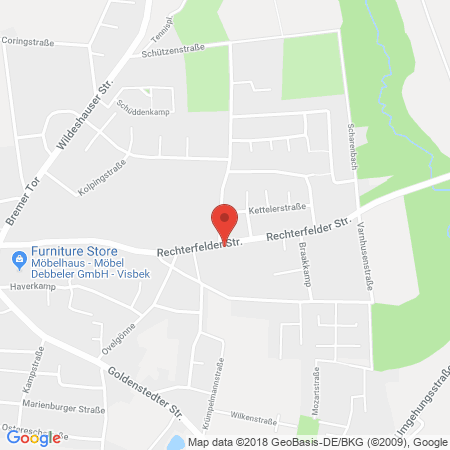 Kartenansicht AVIA Tankstelle