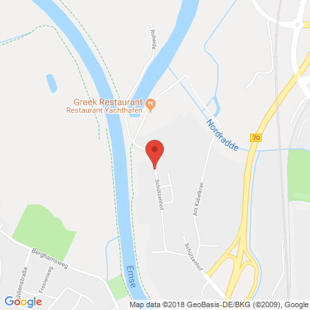 Kartenansicht Schonhoff Mineralöle