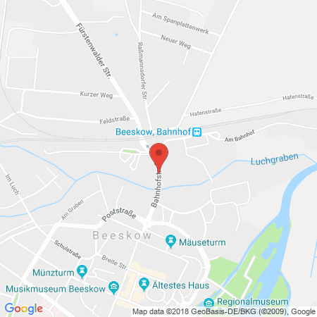 Kartenansicht Autohaus "Märkisches Tor"