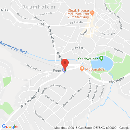 Kartenansicht Esso Station Schäfer