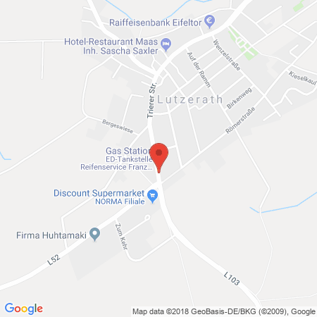 Kartenansicht ED-Tankstelle