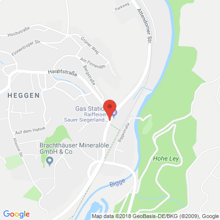 Kartenansicht Tankstelle Christ