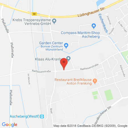 Kartenansicht Raiffeisen Ascheberg eG