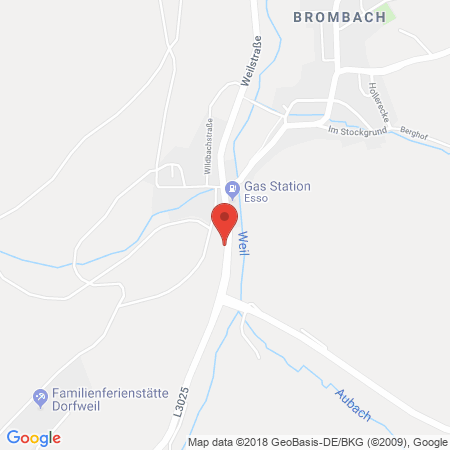 Kartenansicht Esso Tankstelle Orlopp