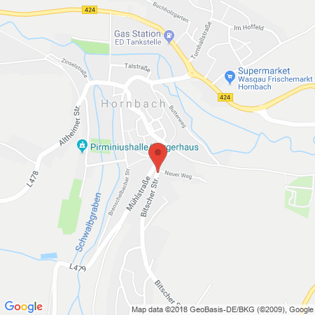 Kartenansicht bft Tankstelle Maus