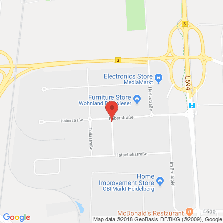 Kartenansicht Penninger Heidelberg