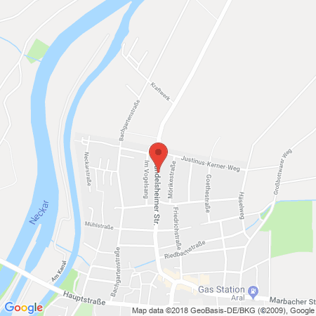 Kartenansicht Minol tanken