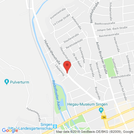 Kartenansicht ZG Tankstelle