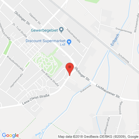 Kartenansicht Autohaus Gröbenzell GmbH & Co. KG