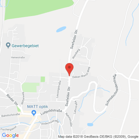 Kartenansicht Aral Station