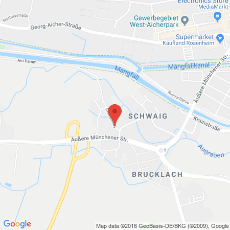 Kartenansicht OMV Tankstelle