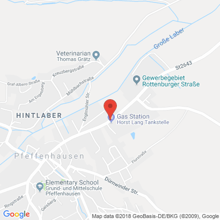 Kartenansicht Tankstelle Horst Lang