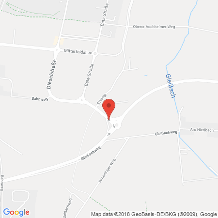 Kartenansicht Allguth Station Unterföhring