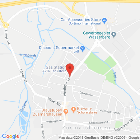 Kartenansicht AVIA-Station L. Schäffler