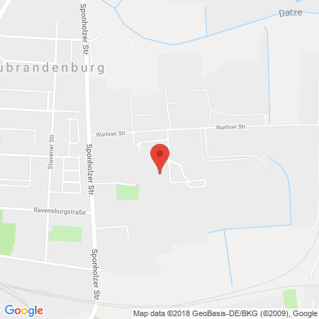 Kartenansicht Neubrandenburger Stadtwerke GmbH