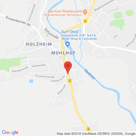 Kartenansicht AVIA Tankstelle