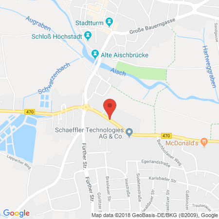 Kartenansicht Tankstelle Hümmer