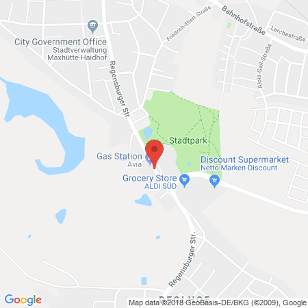 Kartenansicht AVIA Station