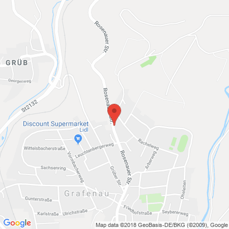 Kartenansicht Esso Station Auto Dienst Weber GmbH