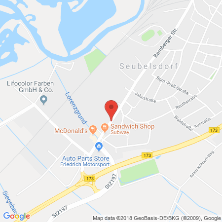 Kartenansicht Shell Station