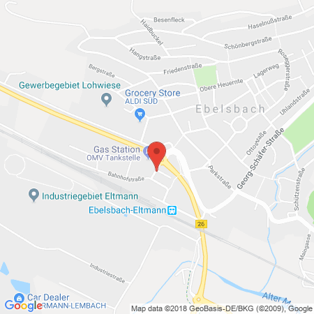 Kartenansicht OMV Tankstelle