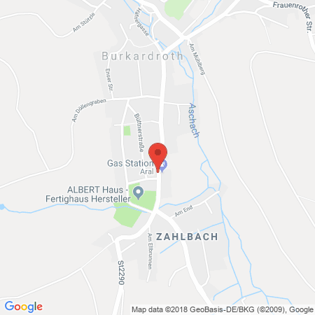 Kartenansicht Aral Station