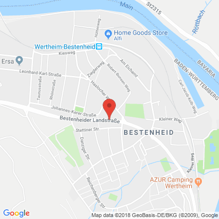 Kartenansicht DBV Tankstelle