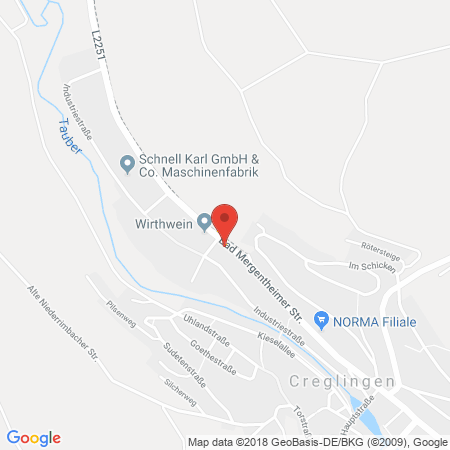 Kartenansicht BAG Raiffeisen eG.