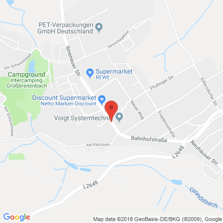 Kartenansicht Q1 Tankstelle