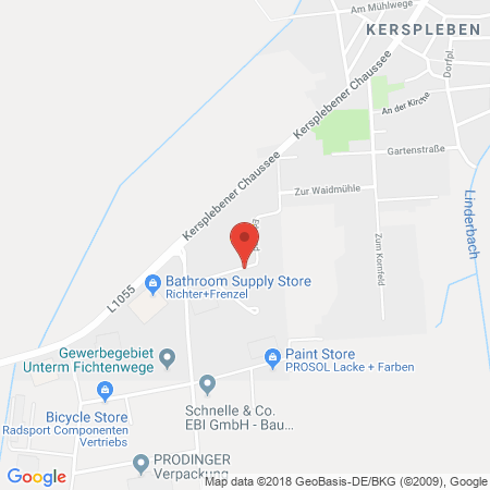 Kartenansicht Gas & More Erfurt-Kerspleben