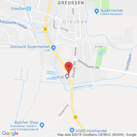 Kartenansicht Aral Tankstelle Günther Tank GmbH