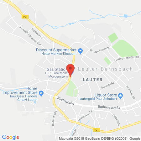 Kartenansicht OIL! Tankstelle