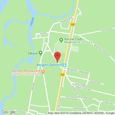 Kartenansicht Tankhof Stechow GmbH