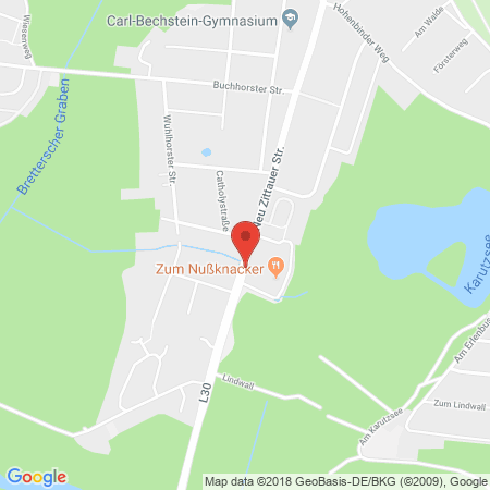 Kartenansicht Shell Station