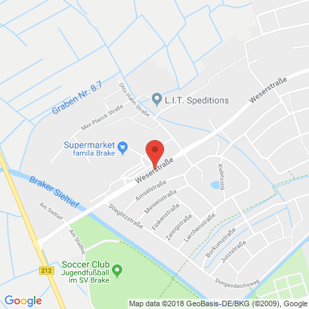 Kartenansicht Familia Tankstelle