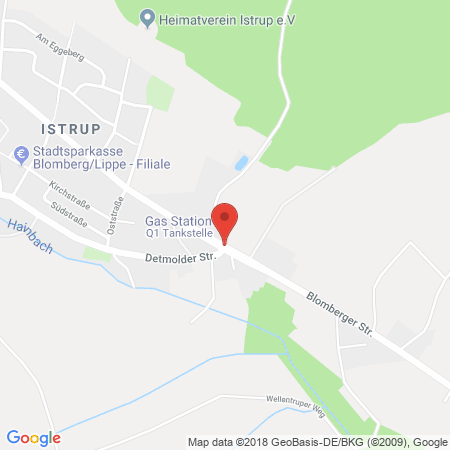 Kartenansicht Q1 Tankstelle Frank Beermann