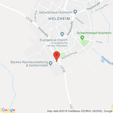 Kartenansicht Tankstelle Mengin