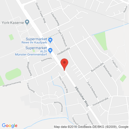 Kartenansicht Westfalen-Tankstelle