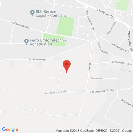 Kartenansicht Autogas Service Schürmann