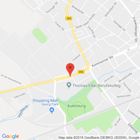 Kartenansicht Autohaus Lückerath GmbH, Automatentankstelle