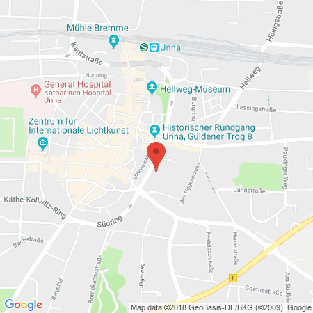 Kartenansicht Tankstelle am Hellweg Center