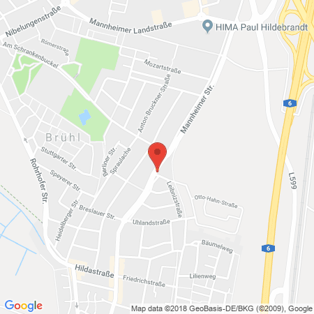 Kartenansicht OMV Tankstelle