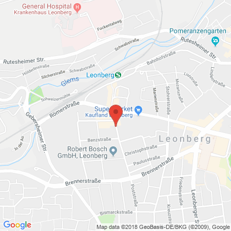 Kartenansicht Tankstelle Ersinger