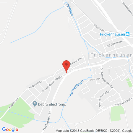 Kartenansicht Energie u. Wärmecenter & Pooltankstelle (Tankautomat)