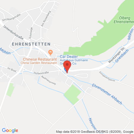 Kartenansicht Autohaus Gutman GmbH & Co.KG