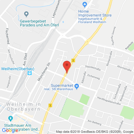 Kartenansicht Autohaus Schwaiger