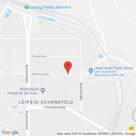 Kartenansicht Gasservice Dieter Schulz