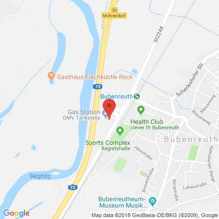 Kartenansicht OMV Station